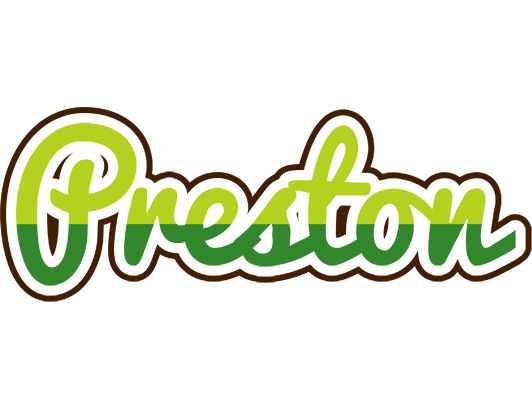 Preston golfing logo