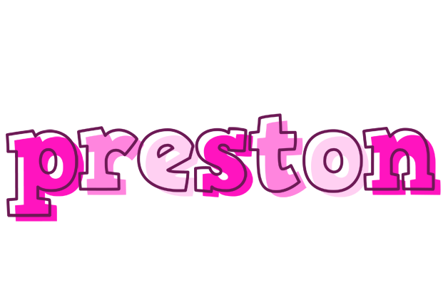Preston hello logo