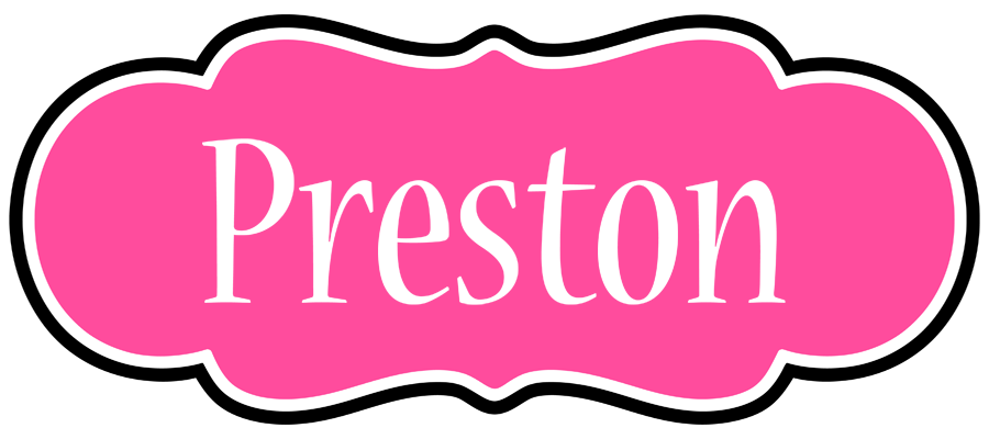 Preston invitation logo