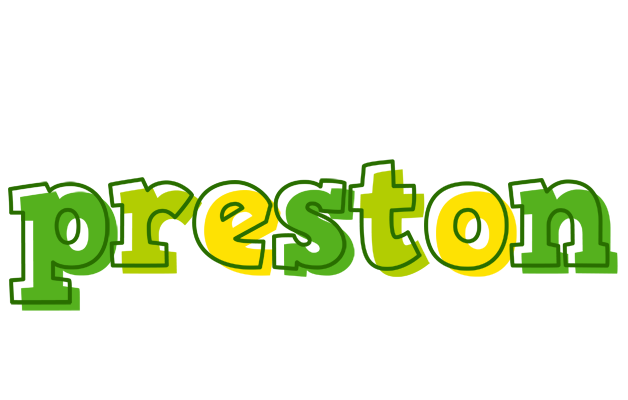 Preston juice logo