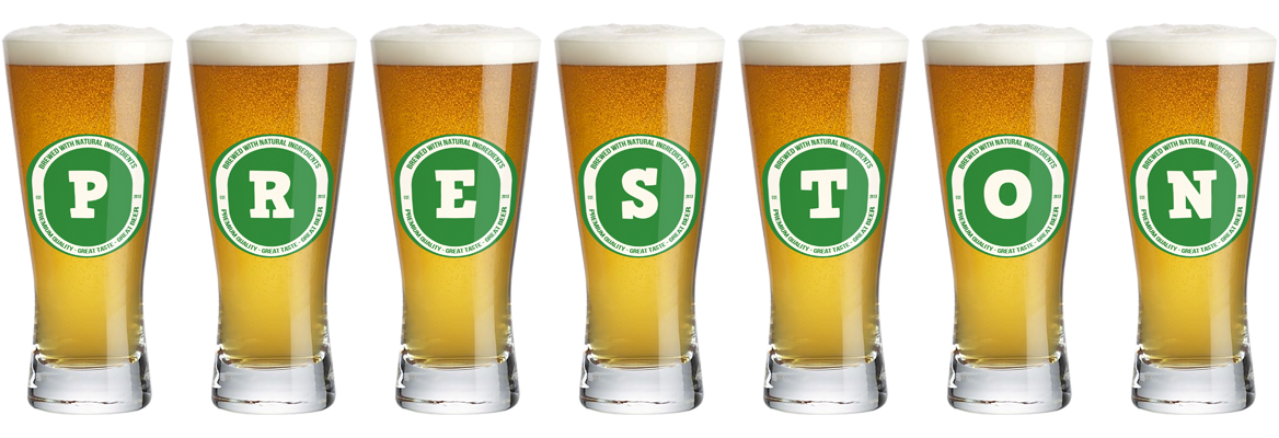 Preston lager logo