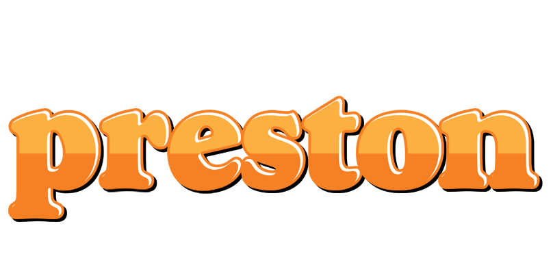 Preston orange logo