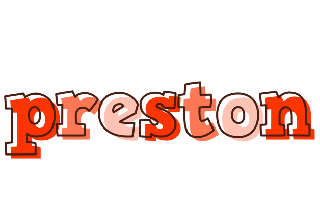 Preston paint logo