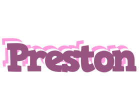 Preston relaxing logo