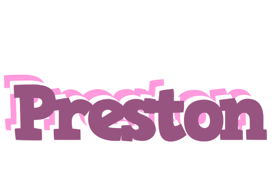 Preston relaxing logo