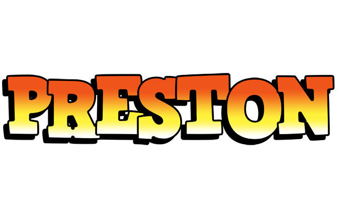 Preston sunset logo