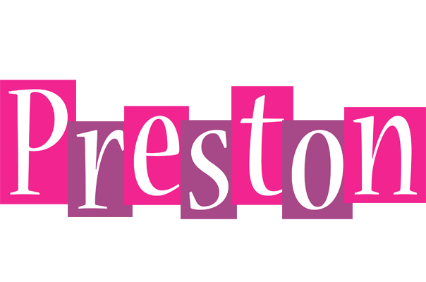 Preston whine logo