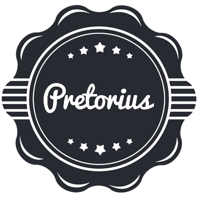 Pretorius badge logo