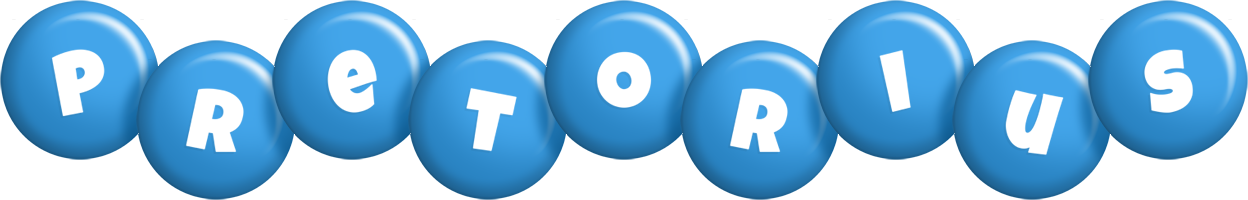 Pretorius candy-blue logo