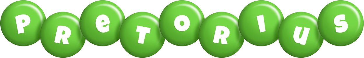 Pretorius candy-green logo