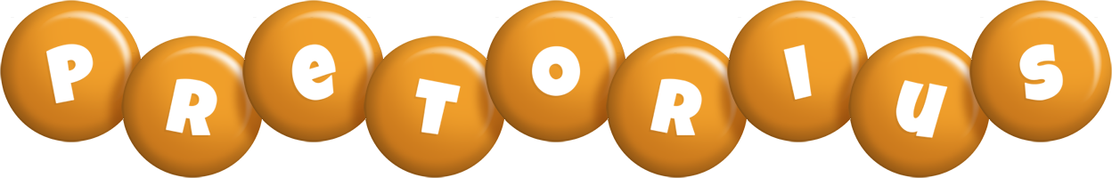 Pretorius candy-orange logo