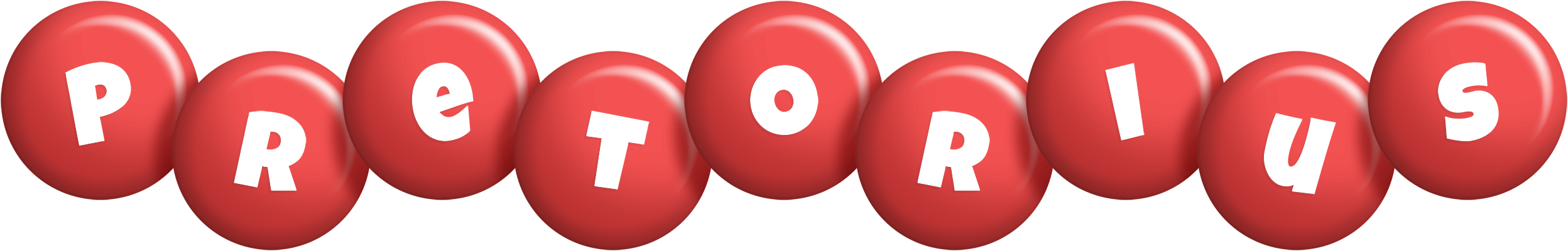 Pretorius candy-red logo