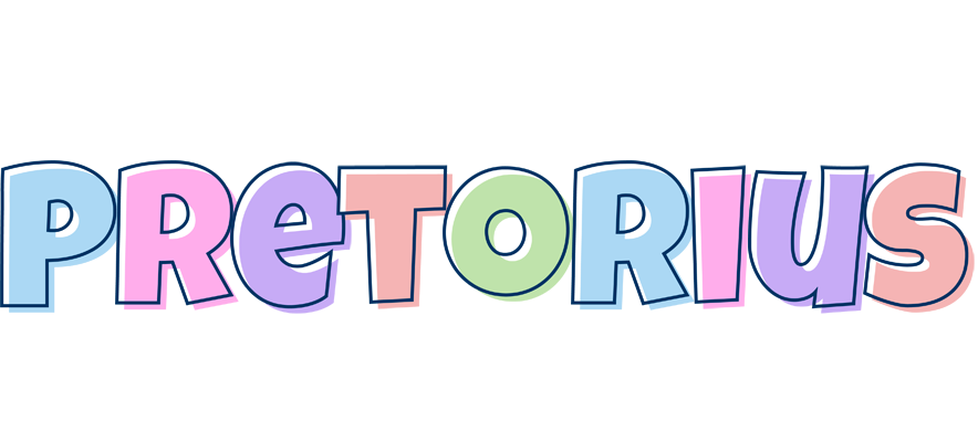 Pretorius pastel logo