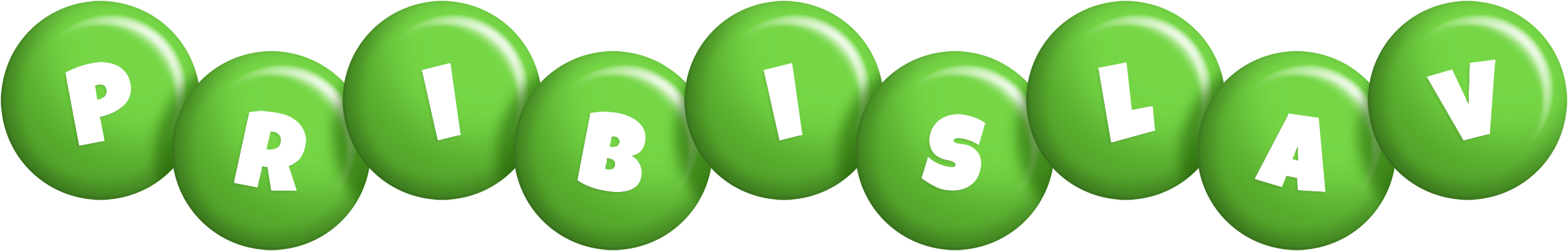 Pribislav candy-green logo