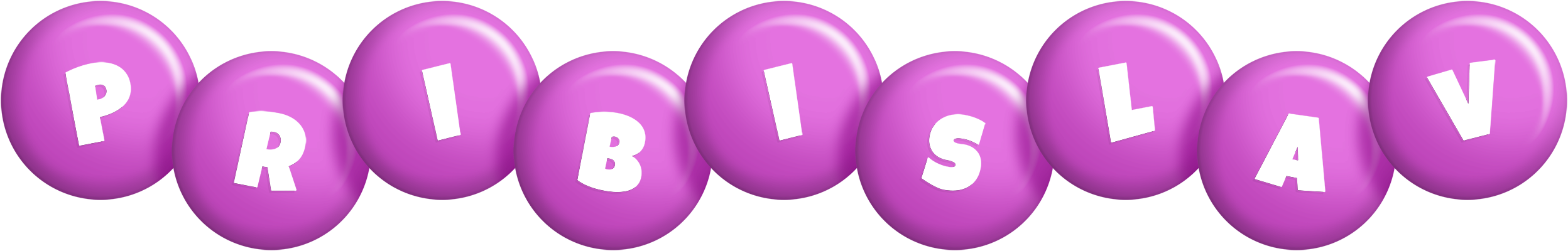 Pribislav candy-purple logo