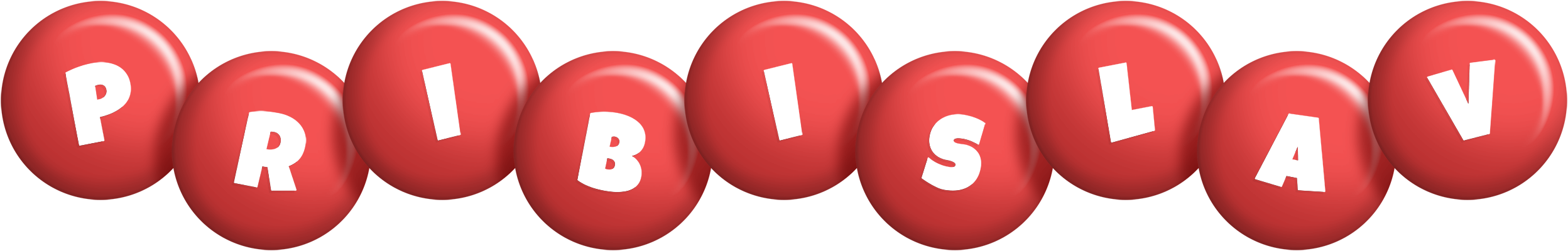 Pribislav candy-red logo