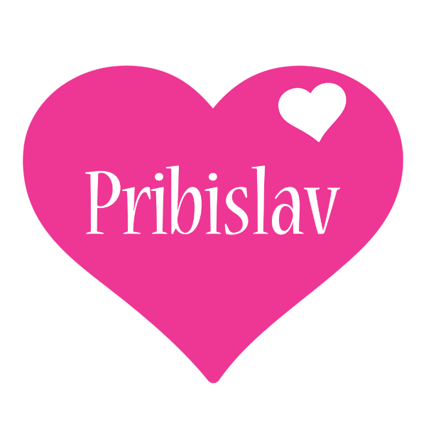 Pribislav love-heart logo