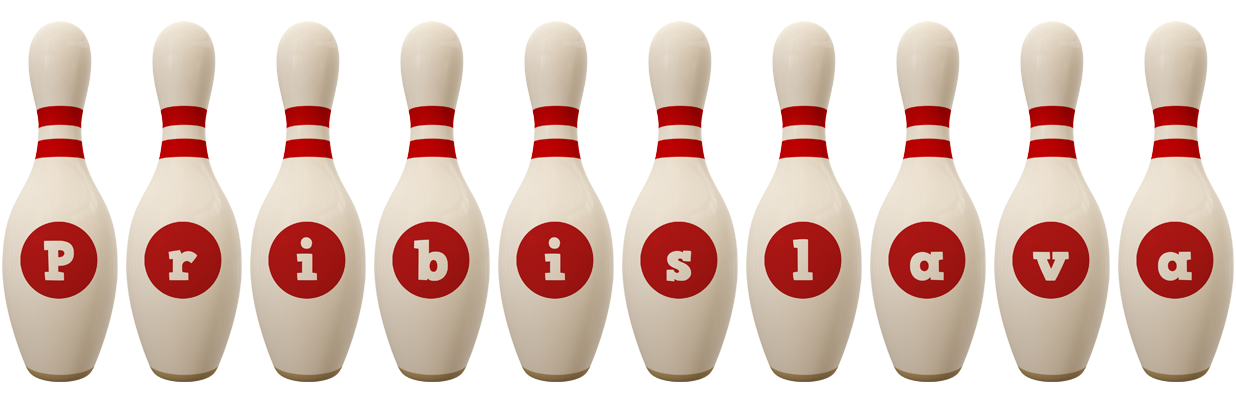 Pribislava bowling-pin logo