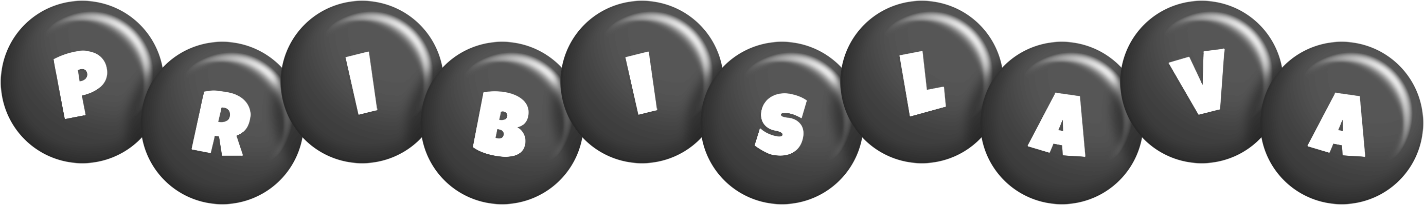 Pribislava candy-black logo