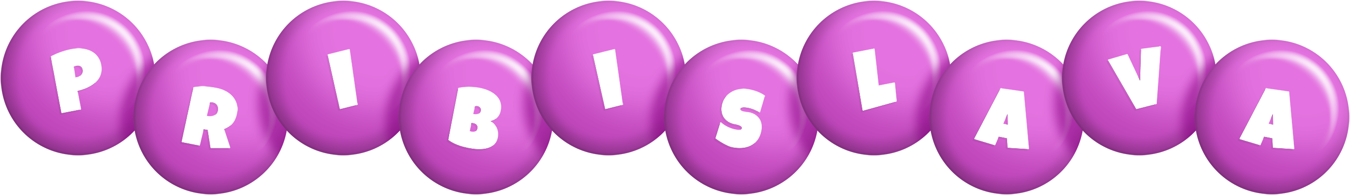 Pribislava candy-purple logo