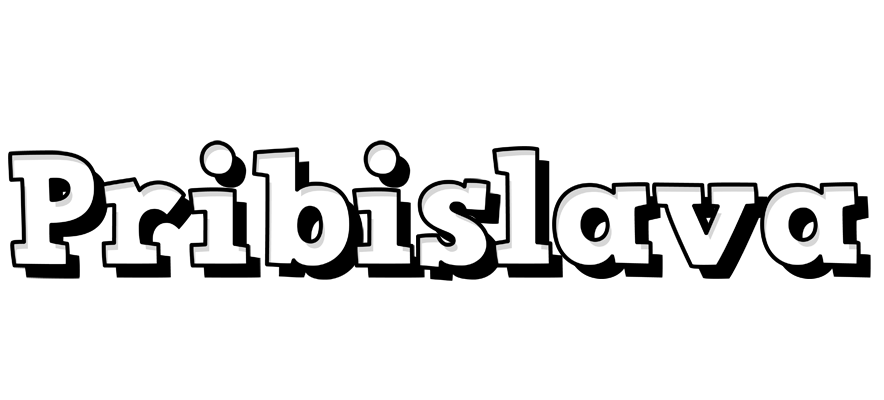 Pribislava snowing logo
