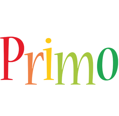 Primo birthday logo