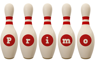 Primo bowling-pin logo