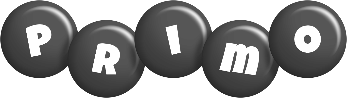 Primo candy-black logo