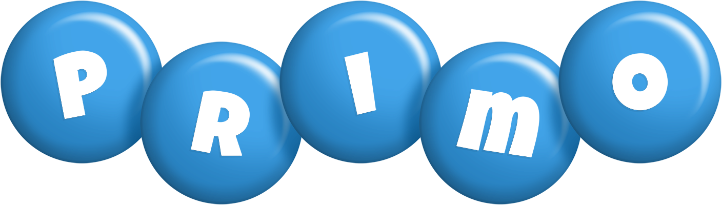 Primo candy-blue logo