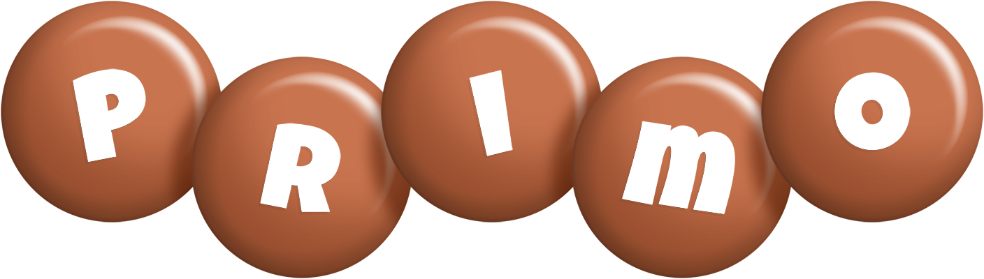 Primo candy-brown logo