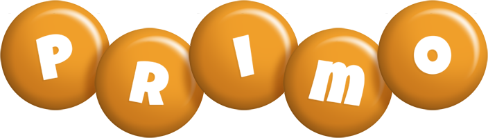 Primo candy-orange logo