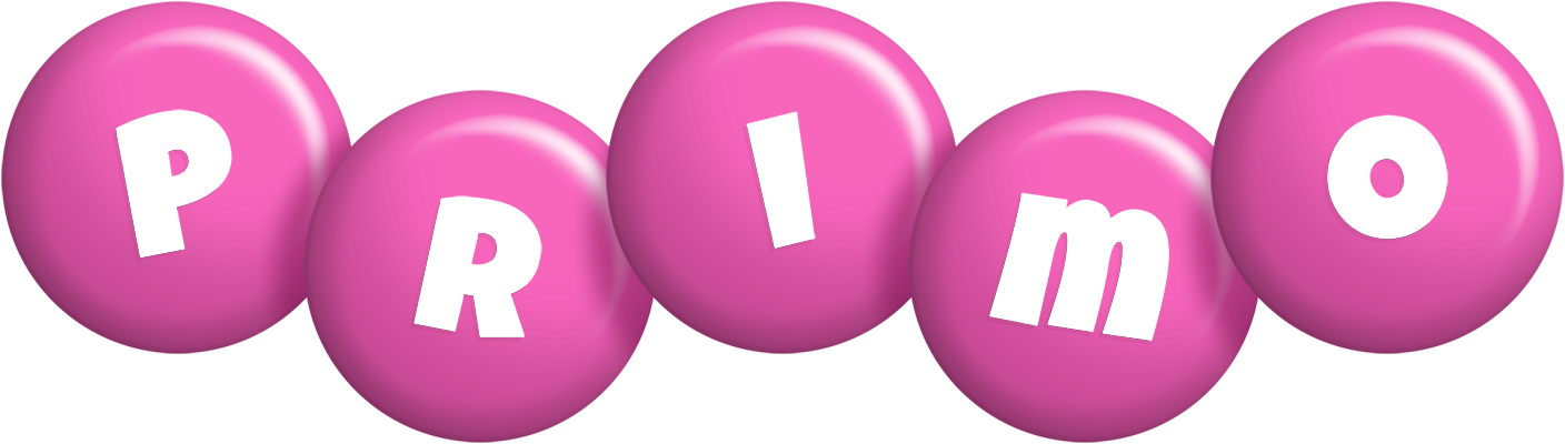 Primo candy-pink logo