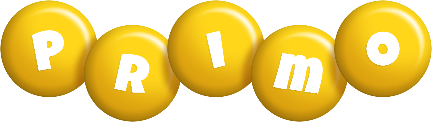 Primo candy-yellow logo