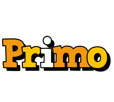 Primo cartoon logo
