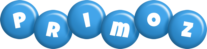 Primoz candy-blue logo