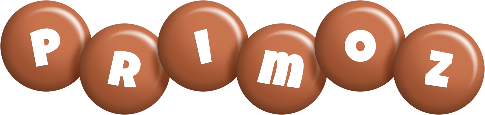 Primoz candy-brown logo
