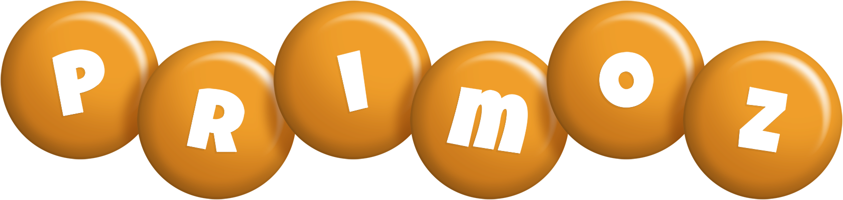 Primoz candy-orange logo