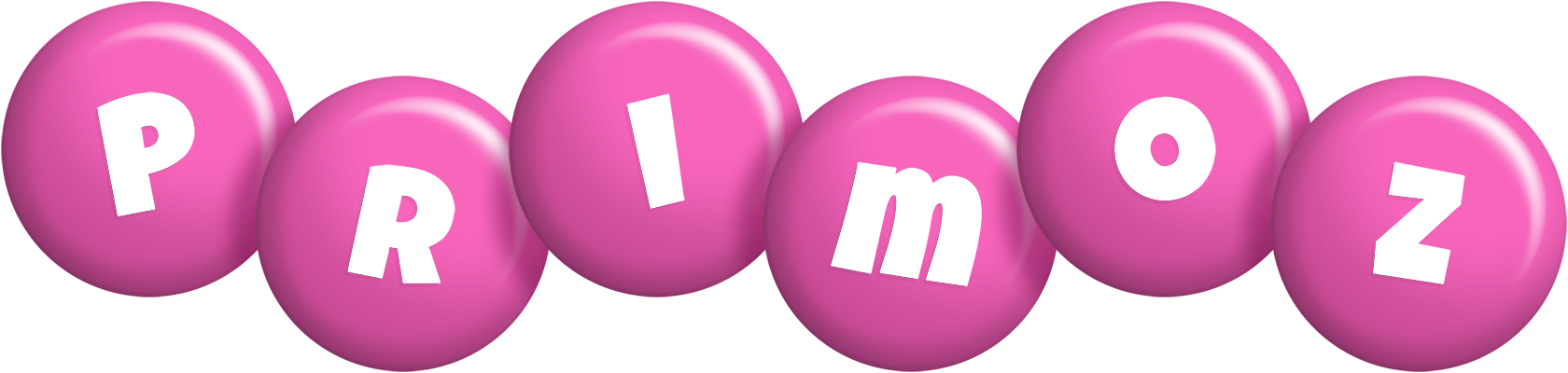 Primoz candy-pink logo