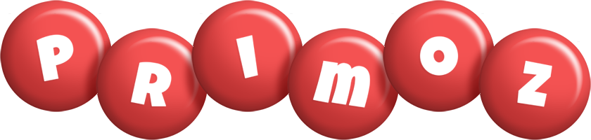 Primoz candy-red logo