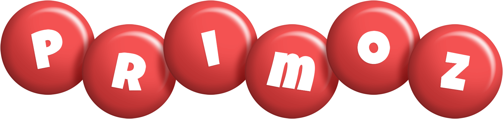 Primoz candy-red logo