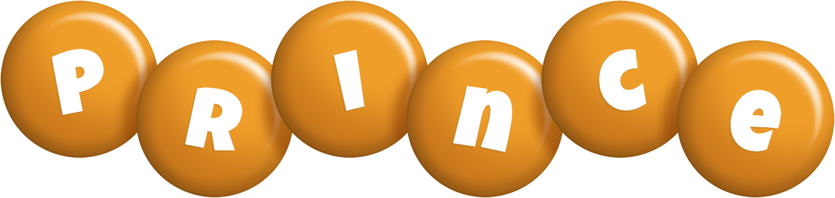 Prince candy-orange logo