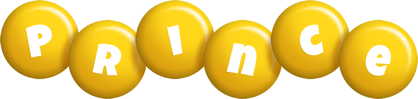 Prince candy-yellow logo