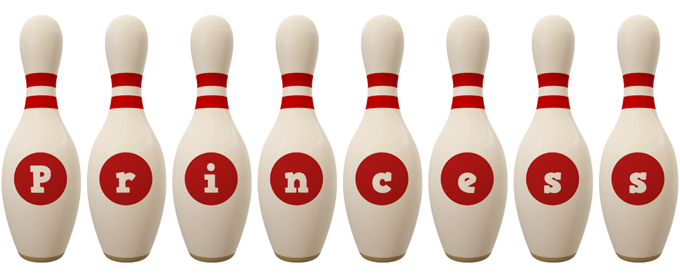 Princess bowling-pin logo