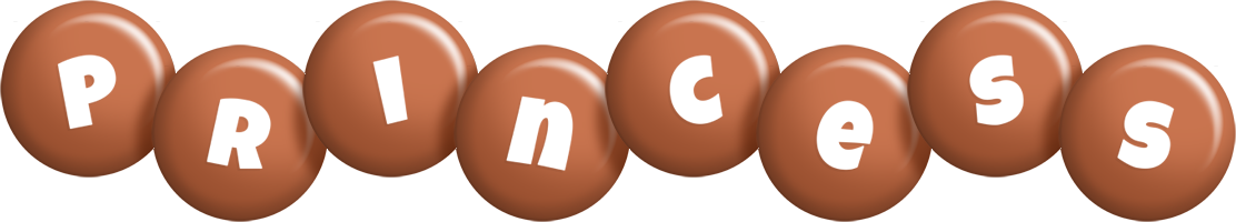 Princess candy-brown logo