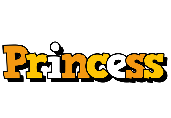 Princess cartoon logo