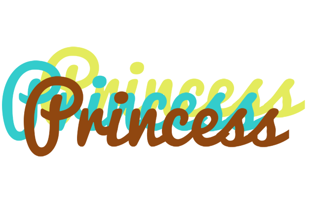 Princess cupcake logo