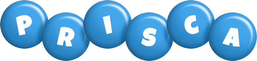 Prisca candy-blue logo