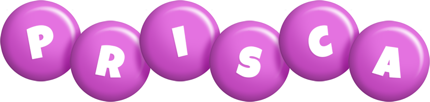 Prisca candy-purple logo