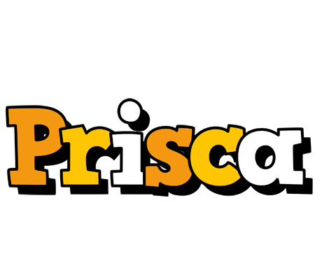 Prisca cartoon logo