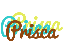 Prisca cupcake logo
